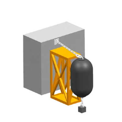 Iso17357-1: 2014 Onderzeese Stootkussens Hydropneumatische Marine Dock van 80kPa