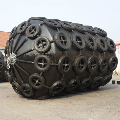 2.5*4.0M Foam Filled Marine Fenders Polyurethane Skin Safety Elasticiteit