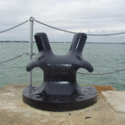 100 Ton van Marine Jetty Bollards 450 MPA het Type van Hoornstaghorn