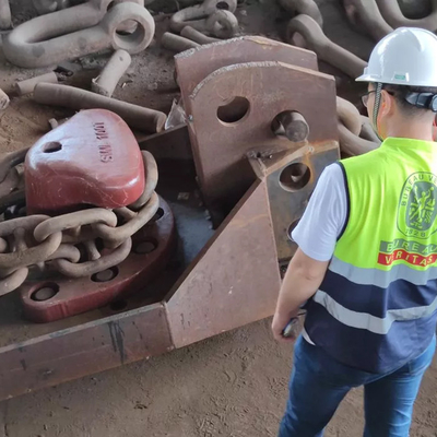 PIANC de Standaard 30 Ton Uit gegoten staal van Meertrosmeerpalen voor Dokboot