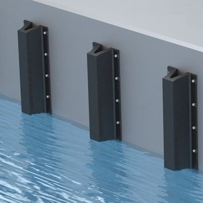V Type Super OEM Boog Rubberstootkussen Marine Dock Protection Fixed