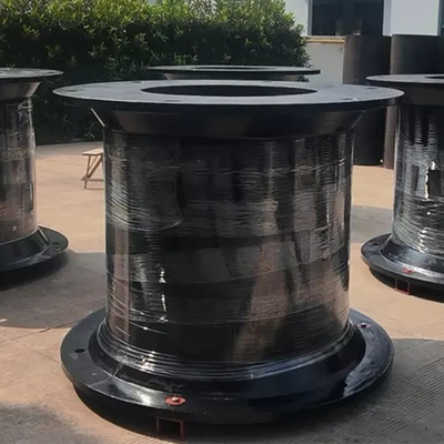 PIANC 2002 Marine Mooring Cell rubberen spatbordbumper met stalen frontframe