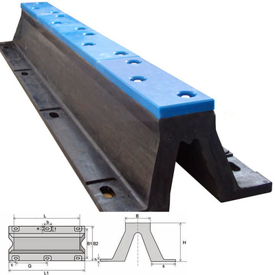 75 Shore A OEM Rubber Dock Fender Type V voor boot