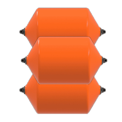 2.3*6.2m Floating Foam Fender met militaire kwaliteit Polyurea buitenste laag