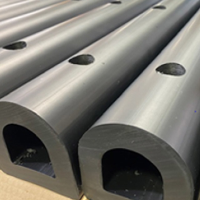 Dock rubber fender High Impact Resistance Type D fenders voor vrachtterminals