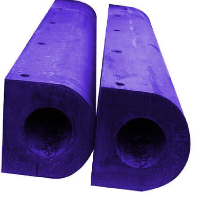 Dock rubber fender High Impact Resistance Type D fenders voor vrachtterminals