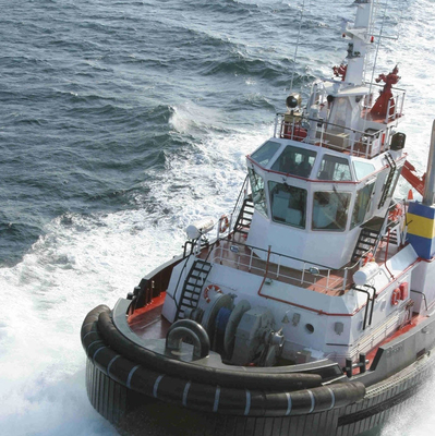 Maritieme cilindrische rubberen sleepboten schutters bumpers met ABS-certificaat