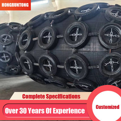 Pneumatic Rubber Fender Lightweight Structure Excellent Pressure Resistance Easy Installation