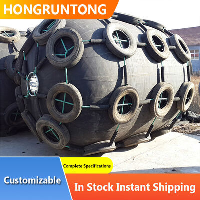 Opblaasbare rubber fender Hoog inslagvermogen Uitstekend zeewaterbestendigheid Lichtgewicht