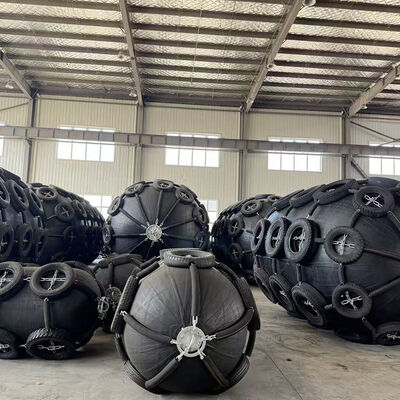Yokohama Pneumatic Fender met hoge dichtheid natuurrubber voor superieure schokabsorptie Voldoen aan ISO17357-1:2014 standaard