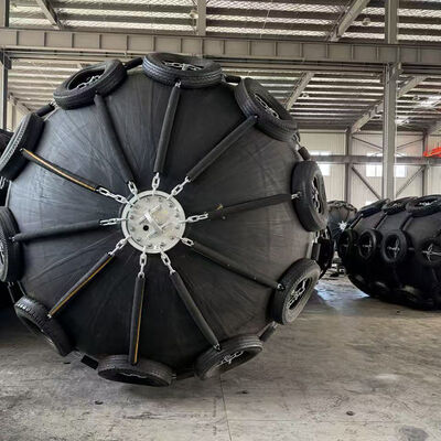 Yokohama rubber fender met hoge energie-absorptie Duurzaam slijtvast voor maritieme bescherming ISO17357-1:2014 Standard