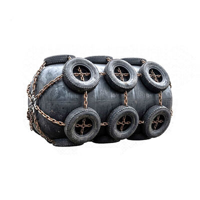 Hoge impactabsorptie pneumatische rubberfender met lage reactie kracht en lange levensduur voor mariene bescherming