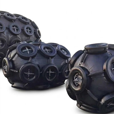 Pneumatische rubberfender met maatmaat beschikbaar Vinnige wereldwijde levering ISO17357-1:2014 standaard