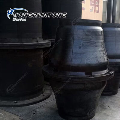Kegelrubber fenders met lage oppervlaktedruk Anti UV veroudering en gemakkelijke installatie voor marine docks