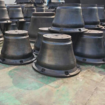 Kegelrubber fenders met lage oppervlaktedruk Anti UV veroudering en gemakkelijke installatie voor marine docks