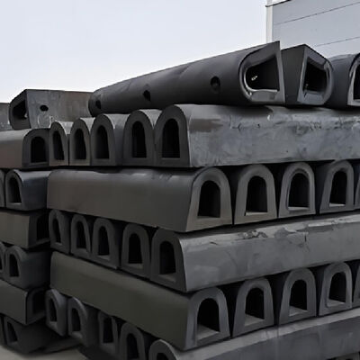 Weerbestendige massieve structuur boutmontage ontwerp D-type fenders rubberen dokbumper